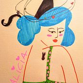 Alicia en el Pais de las Maravillas . Children's Illustration project by anna castaña - 07.18.2019
