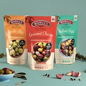 Borges Mediterranean Snacking. Projekt z dziedziny Projektowanie opakowań użytkownika Vibranding - 18.07.2019