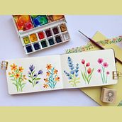 Portafolio Domestika - Talento Joven. Un proyecto de Artesanía, Diseño, Diseño de iluminación, Ilustración tradicional, Pintura y Pintura a la acuarela de Julia Antonia Ocaña - 18.07.2019