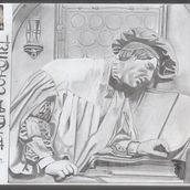 Mi Proyecto del curso: Erudito Religioso Alemán. Un progetto di Disegno di ritratti di Lcda. Alida Lorena Coronel Orosco - 05.10.2019
