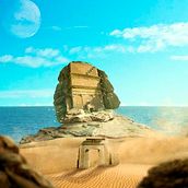 Matte Painting: El templo olvidado. Graphic Design project by José Saavedra - 07.30.2019