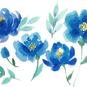 FLORES EN ACUARELA . Traditional illustration project by mariela yazmin hernandez libreros - 07.25.2019