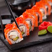 Dibujo piezas de Sushi. Drawing project by irissego - 01.04.2020