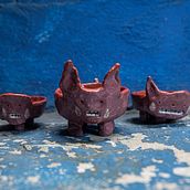 Mi Proyecto del curso: Cerámica creativa: Mezzomonstruos. Ceramics project by Sol Charlotte - 02.08.2019