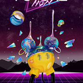 Mi Proyecto del curso: Ilustración con aerografía digital. Un proyecto de Diseño de Herschel Krustofsky - 26.07.2019