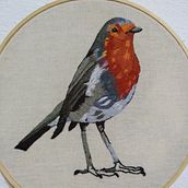 Mi Proyecto del curso: Pintar con hilo: técnicas de ilustración textil. Un projet de Broderie de Angie Alba - 31.07.2019