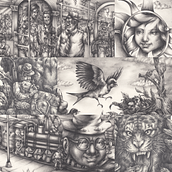 Inscripción Portafolio Doméstika. Un projet de Beaux Arts, Dessin, Dessin au cra, on, Dessin artistique et Illustration traditionnelle de Abraham Ponce - 26.07.2019