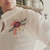 Mi Proyecto del curso: Técnicas avanzadas de bordado: puntadas y composiciones con volumen. Bordado projeto de Marina Ramoneda - 27.07.2019