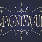 Magnifique (Lettering). Graphic Design, and Lettering project by Rafael Jordán Oliver - 07.28.2019