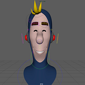 My project in Rigging: Facial Articulation of a 3D Character course Ein Projekt aus dem Bereich Rigging von Lavinia Bellizio - 29.07.2019