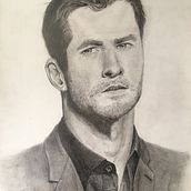 Mi Proyecto del curso: Retrato realista con lápiz de grafito. Pencil Drawing, Portrait Drawing, and Realistic Drawing project by daniottero95 - 08.02.2019