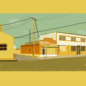 Locales II. Drawing, Traditional illustration, and Digital Illustration project by ferreraledesma - 05.01.2019