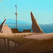 Mi Proyecto del curso: Concept Art: introducción al diseño de escenarios. Fine Arts, Drawing, and Digital Illustration project by Carlos Barba Rodriguez - 07.31.2019