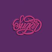 Sugar for Introduction to Lettering with Procreate course. Calligraph, Graphic Design, and Lettering project by Julio Aranda - 07.30.2019