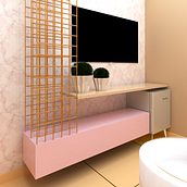 Sala de reuniões. 3D, 3D Animation, Architecture, Interior Architecture, Fine Arts, and 3D Modeling project by Benditta Arquitetura - 10.10.2018