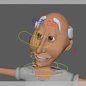 Mi Proyecto del curso: Rigging: articulación facial de un personaje 3D. Un proyecto de Rigging de Abril Bautista - 02.08.2019