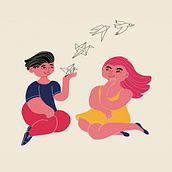 Discover. Un projet de Direction artistique, Conception d'affiches, Design graphique et Illustration traditionnelle de Ximena Martinez - 02.08.2019
