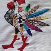 Mi Proyecto del curso: Técnicas de bordado: ilustrando con hilo y aguja. Een project van Borduurwerk van Cruzibett Avendaño - 29.08.2019