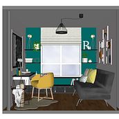 Mi Proyecto del curso: Iniciación al diseño de interiores. Een project van Architectuur van Barbara Sanoja - 20.03.2020