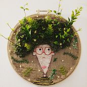 Mi Proyecto del curso: Homoplantae. Un proyecto de Bordado de Yamila Mallo - 04.08.2019