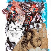 self portrait. Collage project by Harriet W. - 08.05.2019