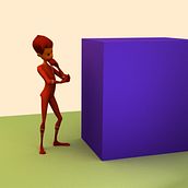 Animacion Body mechanics pesos. 3D Animation project by Tamara Alonso Guerra - 08.05.2019