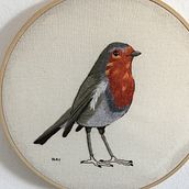 Mi "Pit Roig". Embroider project by Núria AI - 07.10.2020