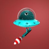 Marcianos. 3D, and 3D Character Design project by Rubén Farrona - 08.09.2019