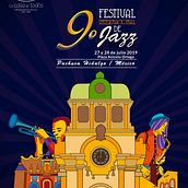 Ilustración para el festival de jazz, pachuca 2019. Traditional illustration project by ervin mendoza - 07.01.2019