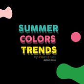 Summer Colors Trends. 3D, Fine Arts, Art Direction, Design, Graphic Design, and 3D Modeling project by Mario Andres Muñoz Garcia - 08.12.2019