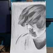Mi hijo Daneil. Pencil Drawing project by Ronald Duran - 08.14.2019