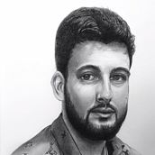 Mi Proyecto del curso: Retrato realista con lápiz de grafito. Un progetto di Disegno a matita di José Maria Torrado Garcia - 14.08.2019