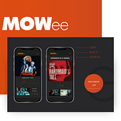 Dirección de arte digital - App MOWee. Direção de arte, Design gráfico, Mobile Design, e Web Design projeto de Mariana Manzi - 14.08.2019