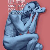Les temps sont durs pour les rêveurs. Drawing, Artistic Drawing, Realistic Drawing, Traditional illustration, and Digital Illustration project by Heron Shimura - 08.16.2019