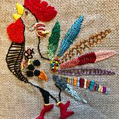 Mi Proyecto del curso: Técnicas de bordado: ilustrando con hilo y aguja. Embroider project by carmina_ba - 08.01.2018