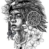 Mi Proyecto del curso: Diseño e ilustración digital de tatuajes con Procreate. Een project van Digitale illustratie van Arturo Arriaga - 19.08.2019