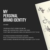 My Personal Brand Identity. Design, Logo Design, T, and pograph project by André Filipe Dos Santos - 04.16.2019