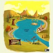 Camp Lazlo Splash Screen Illustration - CartoonNetwork.com - Webgames. Concept Art, Art Direction, Digital Illustration, and Video Games project by Joaquin Arias - 07.05.2006