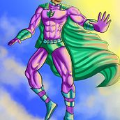 Mi Proyecto del curso: Ilustración para cómics: anatomía de un superhéroe. Traditional illustration, and Digital Illustration project by luisps2812 - 08.19.2019