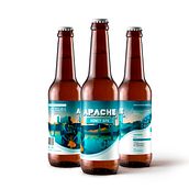 APACHE. Branding and packaging. Br, ing, Identit, Design, Graphic Design, Traditional illustration, Digital Illustration, and Packaging project by Jesús Arias - 08.19.2019