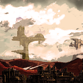 Mi Proyecto del curso: Matte Painting: creando mundos fotorrealistas. 3D Animation, and Character Animation project by Felipe Barrios Pulecio - 08.20.2019