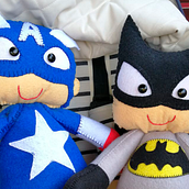 Primeras aproximaciones a los muñecos en fieltro. Costura projeto de Jordi Fumanal Pérez - 20.08.2019