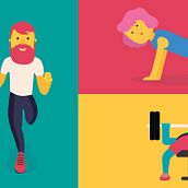 Ilustración y dirección de arte para video animado. Un progetto di Illustrazione tradizionale e Motion graphics di contacto-8 - 21.08.2019