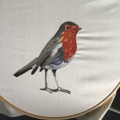 Mi Proyecto del curso: Pintar con hilo: técnicas de ilustración textil Ein Projekt aus dem Bereich Stickerei von Cristina Benjumeda - 21.08.2019