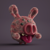 Mi Proyecto del curso: Creación de personajes con ZBrush y Cinema4D. 3D project by Carmen Zaiter - 08.22.2019