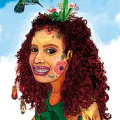 Mi Proyecto del curso: Retrato ilustrado en acuarela. Un proyecto de Diseño de Geovani Huesca Soberano - 22.08.2019