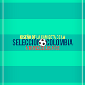 Infografía camisetas Selección Colombia. Projekt z dziedziny Projektowanie graficzne, Trad, c, jna ilustracja, Ilustracja c, frowa i Infografika użytkownika Marcela Londono - 09.03.2019