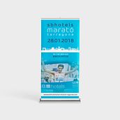 Roll up Marató Tarragona 2018. Graphic Design project by David Agudo - 08.23.2019