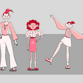 Mi Proyecto del curso: Introducción al diseño de personajes para animación y videojuegos. Character Design project by sam_xvr - 08.22.2019
