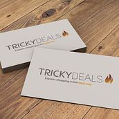 Tarjeta de visita TrickyDeals. Br, ing & Identit project by Jose Ruiz Gesto - 03.20.2016